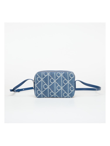 Чанта Calvin Klein Emblem Aop Denim Cam Blue Universal