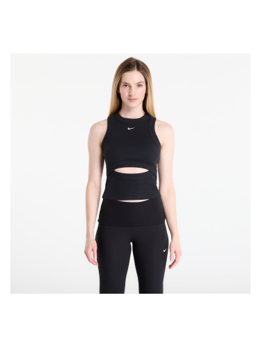Nike Sportswear Chill Knit Women's Tight Ribbed Tank Top Black/ Sail XS