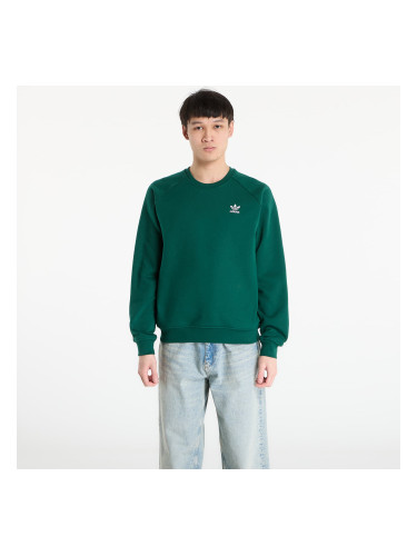 Суитшърт adidas Trefoil Essentials Crew Sweatshirt Collegiate Green L