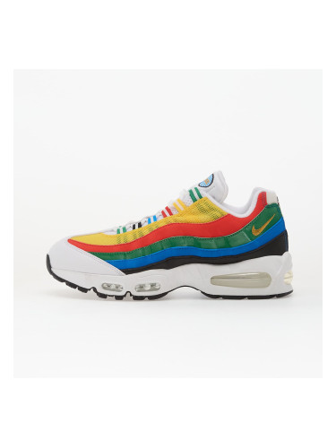 Сникърси Nike Air Max 95 Big Bubble Prm White/ Metallic Gold-Chile Red-Photo Blue EUR 38.5