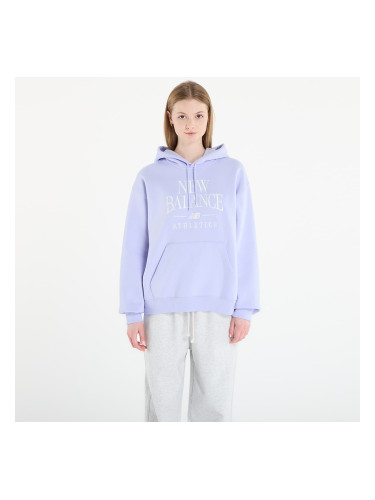 Суитшърт New Balance Linear Heritage Fleece Hoodie Daybreak M