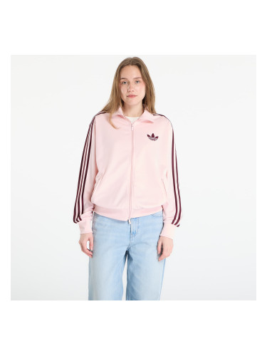 Суитшърт adidas Firebird Track Top Loose Sandy Pink/ Maroon L