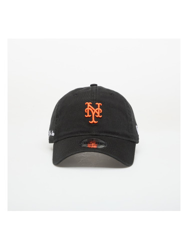 Шапка New Era 9TWENTY MLB Washed Script New York Mets Black Universal