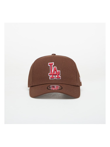 Шапка New Era 9FORTY Aframe Mlb Outline Script Los Angeles Dodgers Brown Universal