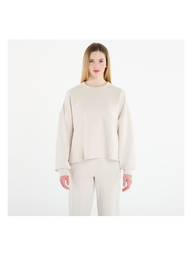 Суитшърт Nike 24.7 ImpossiblySoft Women's Dri-FIT Oversized Crew-Neck Top Lt Orewood Brn/ Lt Iron Ore L