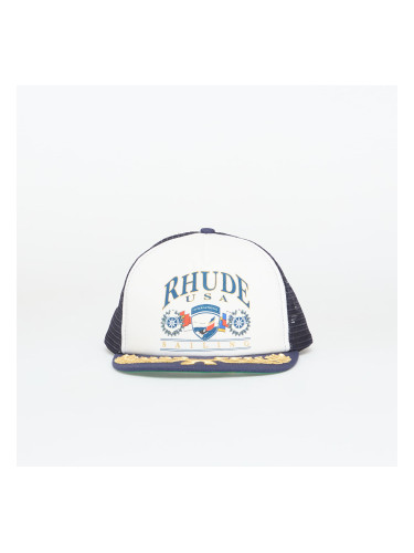 Шапка Rhude Usa Sailing Icon Trucker Hat Navy/ White Universal