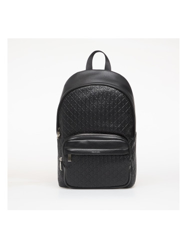 Раница Calvin Klein Emblem Aop Emboss Round Backpack Black Universal