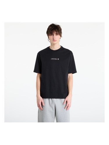 Тениска Jordan Men's Embroidered T-Shirt Black/ Sail/ Sail L