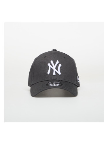 Шапка New Era 9FORTY MLB League Essential New York Yankees Steel Clouds/ Optic White Universal