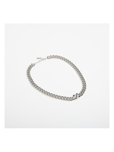 Огърлица Off-White Enamel Arrow Necklace Silver/ Black Universal