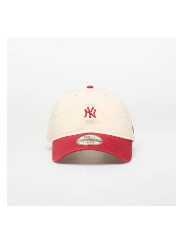 Шапка New Era 9TWENTY New York Yankees MLB Mini Logo Light Cream/ Pinot Red Universal