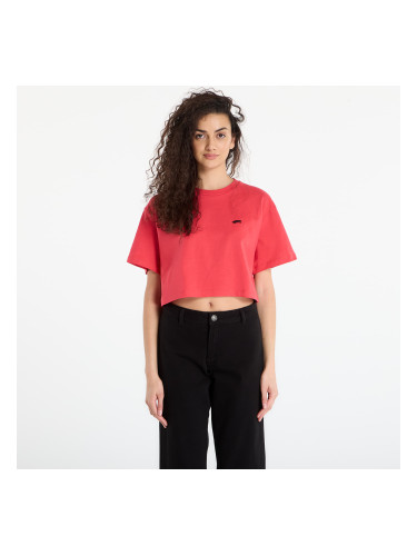 Тениска Vans W Salton Relax Crop SS T-Shirt Crimson Haze L