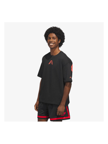 Тениска adidas Anthony Edwards Believe That T-Shirt Black/ Solar Red M