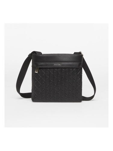 Чанта Calvin Klein Emblem Aop Emboss Flatpack Black Universal