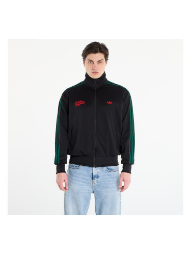 Суитшърт adidas Tt Black/ Collegiate Green L