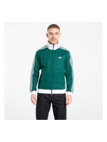 Суитшърт adidas Classic Track Top Collegiate Green/ White M