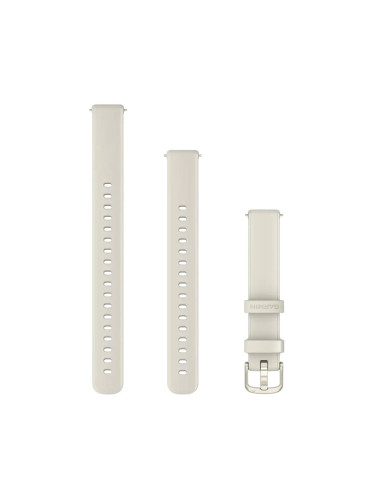 Силиконова каишка Garmin Lily, 14 мм, бяла, 010-13302-30