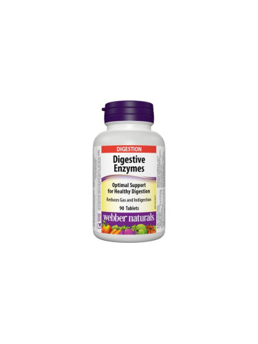 Digestive enzymes (Храносмилателни ензими) 182 mg 90 таблетки | Webber Naturals