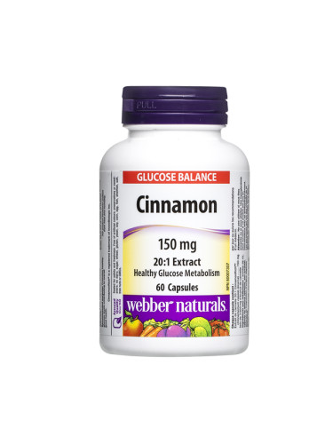 Канела 150 mg 60 капсули | Webber Naturals