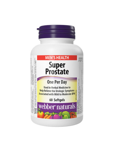 Супер Простате Формула за Мъже 60 софтгел капсули | Webber Naturals