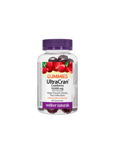 UltraCran® Червена боровинка Гъми 60 желирани таблетки | Webber Naturals