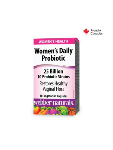Womens Daily Probiotic Пробиотик за Жени 25 млрд. активни пробиотици, 10 щама формула 30 V капсули |