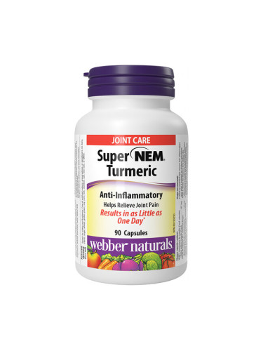 НЕМ® Яйчена мембрана + Куркума и черен пипер 90 капсули | Webber Naturals