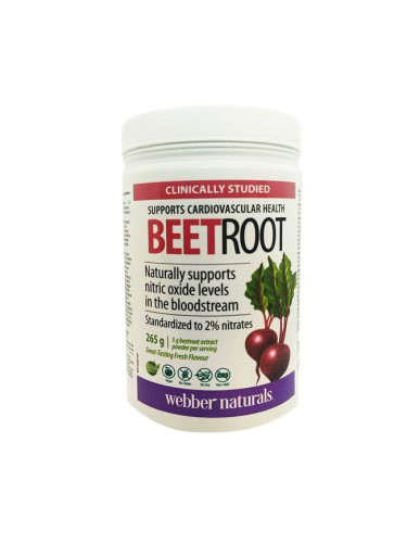 Червено цвекло 5000 mg 265 g прах | Webber Naturals