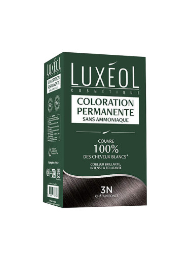 Трайна боя за коса (без амоняк) 3N Тъмно кестеняво 1 бр. | Luxéol