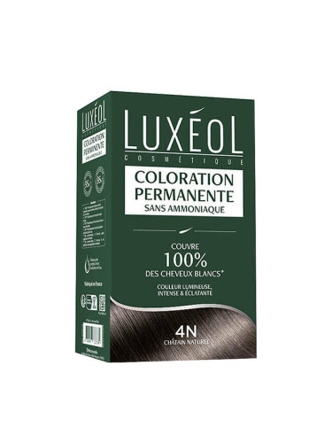 Трайна боя за коса (без амоняк) 4N Естествено кестеняво 1 бр. | Luxéol