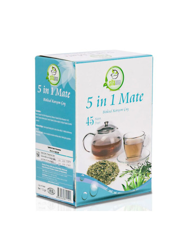 Билков чай 5 в 1 (с Мате, розмарин, мащерка, пирен и зелен чай) 42 филтърни пакетчета | Şifa Ana