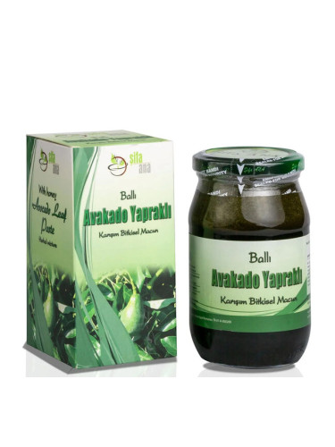 Билкова паста с листа от авокадо и пчелен мед 460 g | Şifa Ana