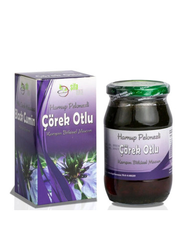 Билкова паста с меласа от рожков и черен кимион 430 g | Şifa Ana