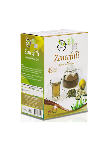 Билков чай с джинджифил, ехинацея, риган и липа 42 филтърни пакетчета | Şifa Ana