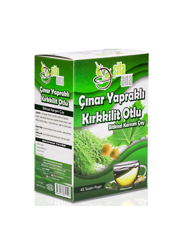 Билков чай с листа от чинар с полски хвощ 45 филтърни пакетчета | Şifa Ana