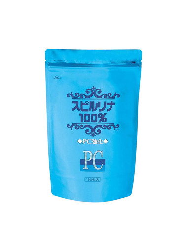 Спирулина, подсилена с PC (фикоцианин) 1500 таблетки | Japan Algae