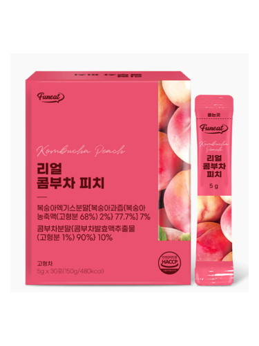 Kомбуча (разтворима напитка с вкус на праскова), 30 сашета х 5 g