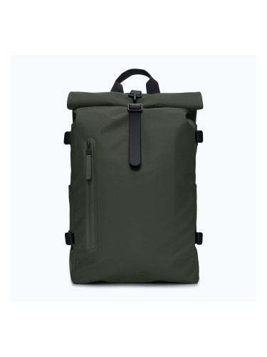Градска раница Rains Rolltop Rucksack Large 23 l green