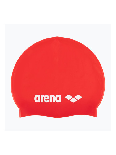 Детска шапка за плуване arena Classic Silicone червена 91670/44