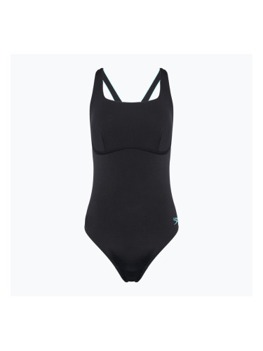 Дамски бански костюм от една част Speedo Flex Band със сутиен за плуване anthracite