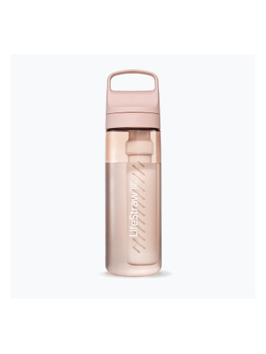 Туристическа бутилка Lifestraw Go 2.0 с филтър 650 ml cherry blossom pink