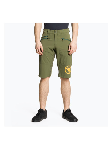 Мъжки къси панталони за колоездене Endura Singletrack II Short olive green