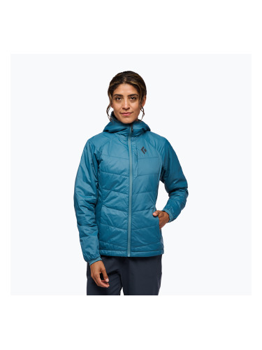 Дамско ватирано яке Black Diamond Solution 2.0 Hoody creek blue