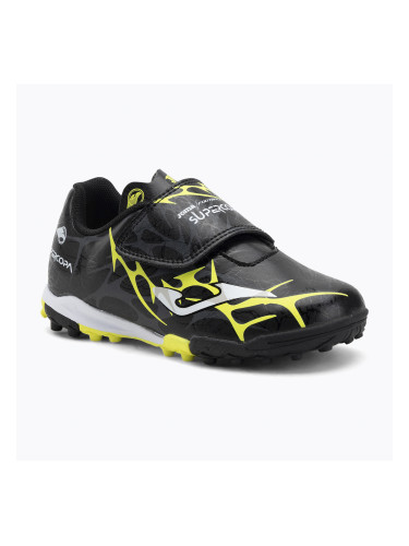 Детски футболни обувки Joma Super Copa Jr TF black / fluor yellow