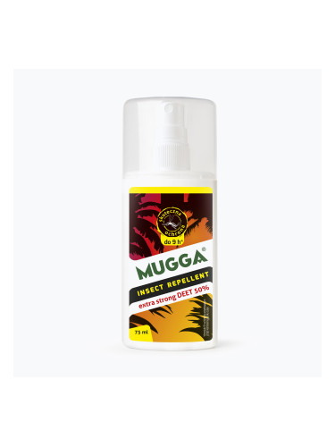 Спрей за отблъскване на комари и кърлежи Mugga Spray DEET 50% 75 ml