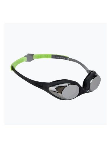 Детски очила за плуване arena Spider JR Mirror black/silver/green
