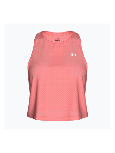 Дамска тениска за тренировка Under Armour Tech Sport Mesh Crop Tank posh pink/white