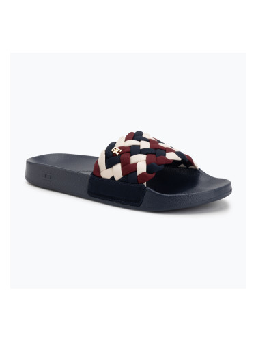 Дамски чехли Tommy Hilfiger Braided Pool rwb