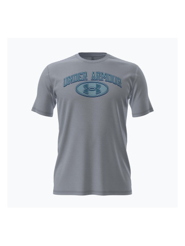 Мъжка тениска за тренировка Under Armour WM Locker Tag mod grey/blue haze