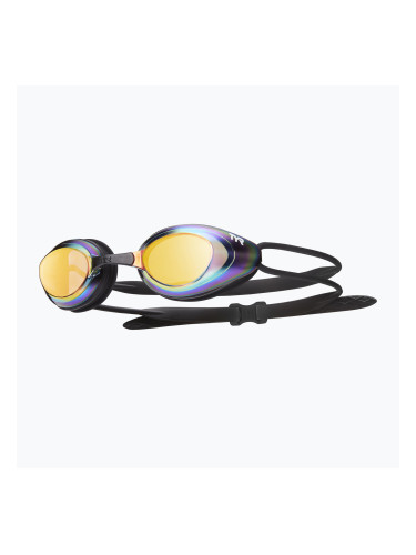 Очила за плуване TYR Blackhawk Racing Mirrored gold/metal rainbow/black